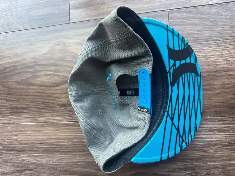 Hurley New Era 9Fifty Snapback Cap Gray Blue